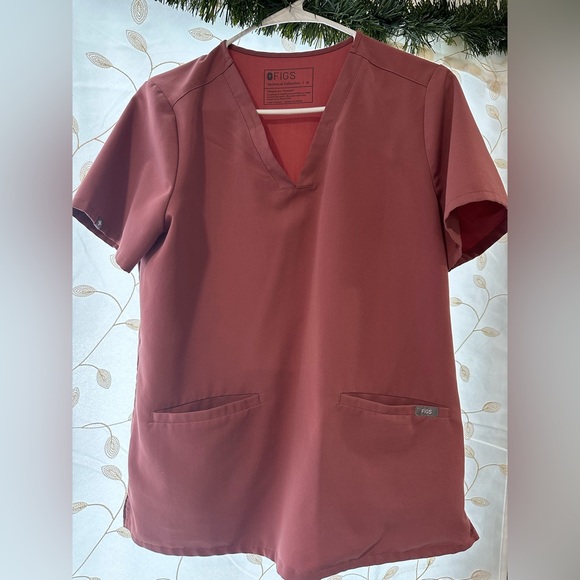 Figs Other - Figs Burgundy Technical Collection Top and pants set